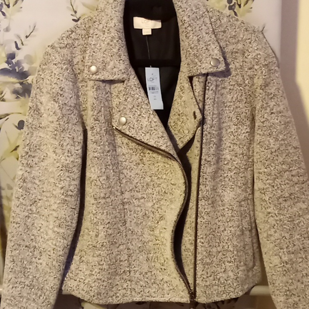 Loft Textured Jacket NWT - Picture 2 of 5